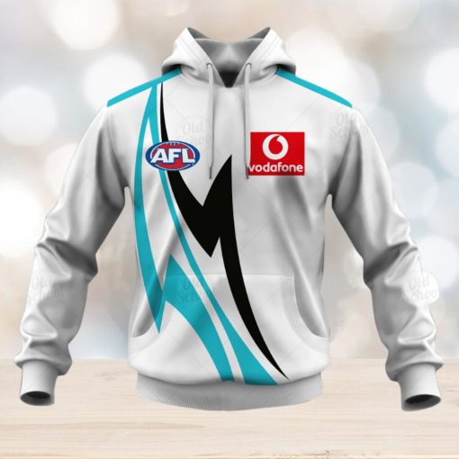 AFL Port Adelaide Custom Name Number 2009 Clash Guernsey Pullover Hoodie