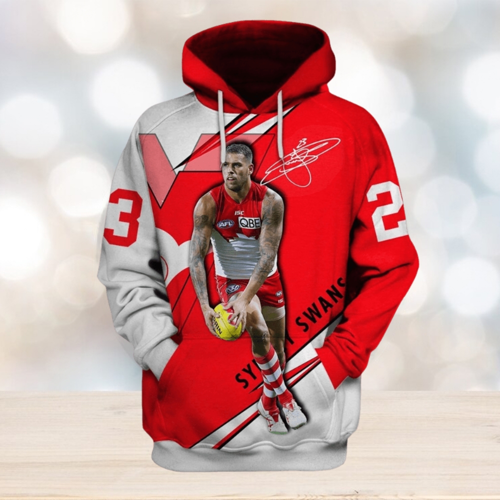 AFL Sydney Swans Lance Franklin #23 Pullover Hoodie AFL Sydney Swans Lance Franklin #23 Pullover Hoodie