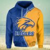 AFL Essendon Bombers Custom Name Red White Pullover Hoodie
