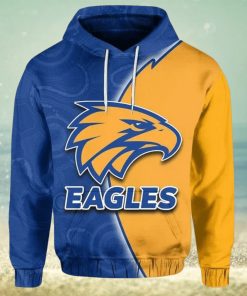 AFL West Coast Eagles Aboriginal Patterns Half Style Pullover Hoodie