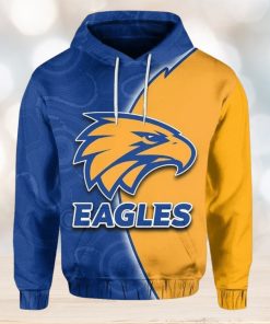AFL West Coast Eagles Aboriginal Patterns Half Style Pullover Hoodie