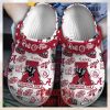 Dachshund Daisy Paws Leather Pattern Crocs, Quality Dog Lover Shoes