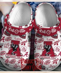 ALabama Crimson Roll Tide Football Crocs Slippers