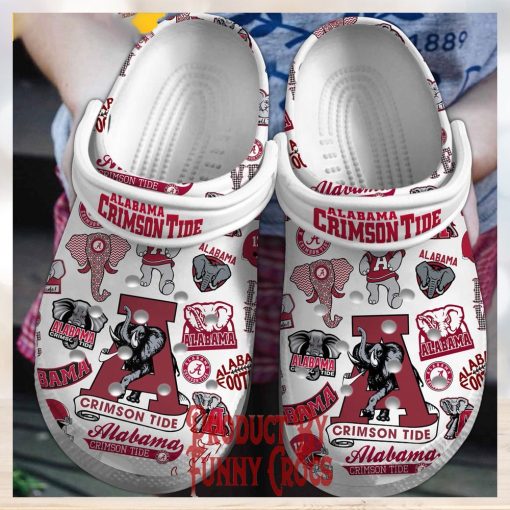 ALabama Crimson Roll Tide NCAA Crocs