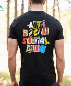 ANTI SOCIAL CLUB TORN PAGES OF OUR STORY BLACK T SHIRT