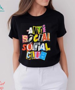 ANTI SOCIAL CLUB TORN PAGES OF OUR STORY BLACK T SHIRT