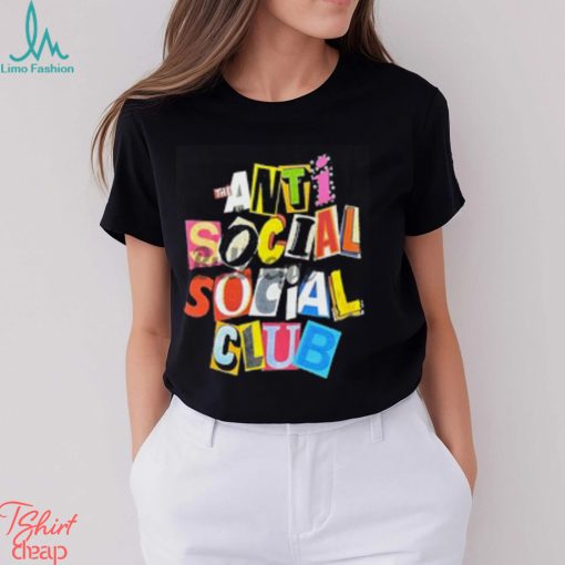 ANTI SOCIAL CLUB TORN PAGES OF OUR STORY BLACK T SHIRT