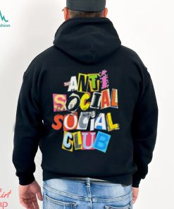 ANTI SOCIAL CLUB TORN PAGES OF OUR STORY BLACK T SHIRT