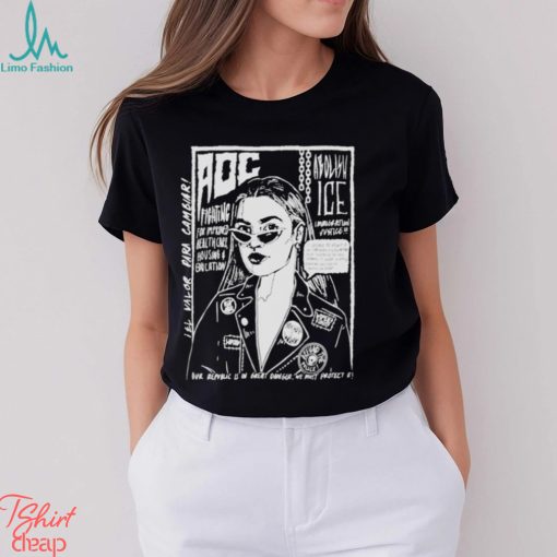 AOC The Right to Fight Zine Shirt