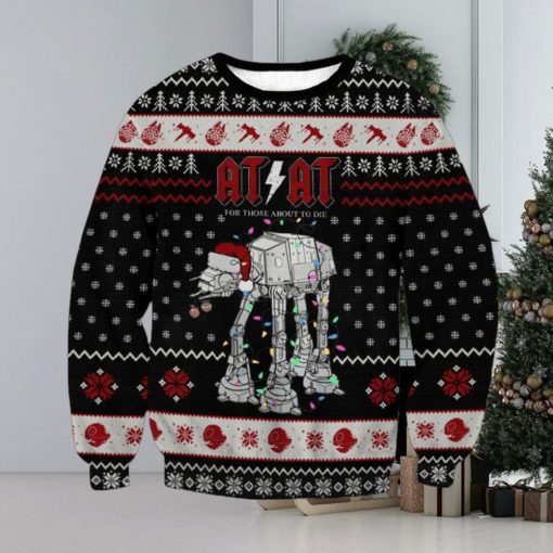 AT AT 3D Christmas Ugly Unisex Sweater