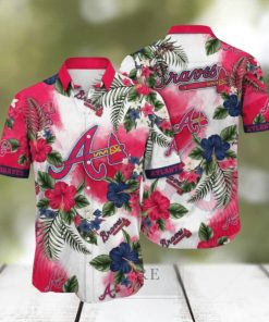 ATLANTA BRAVES MLB FLOWER HAWAIIAN SHIRT