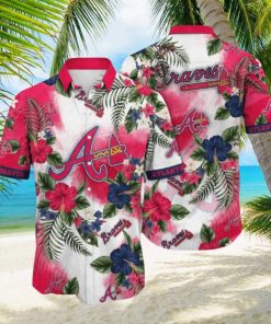 ATLANTA BRAVES MLB FLOWER HAWAIIAN SHIRT