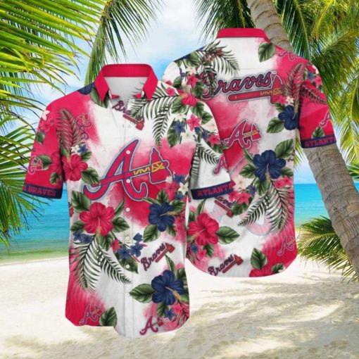 ATLANTA BRAVES MLB FLOWER HAWAIIAN SHIRT