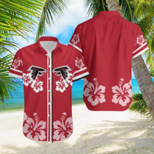 ATLANTA FALCONS HIBISCUSAND LIMITED EDITION HAWAIIAN SHIRT FOR MEN AND WOMEN