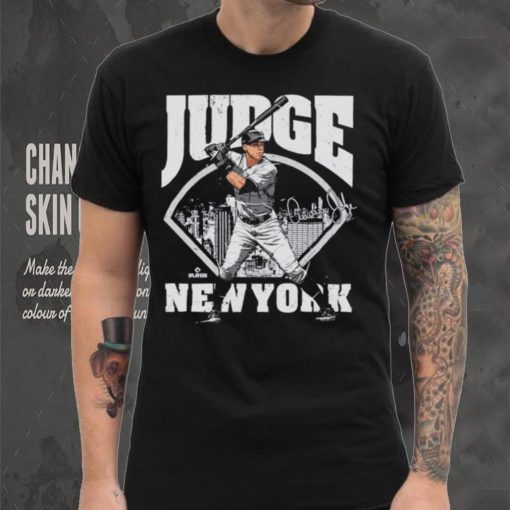 Aaron judge field signature shirt