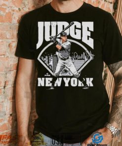 Aaron judge field signature shirt