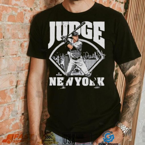 Aaron judge field signature shirt