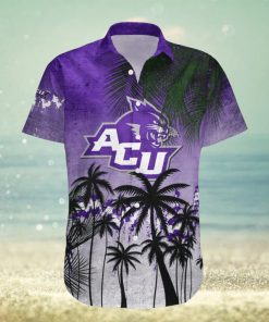 Abilene Christian Wildcats Hawaii Shirt Coconut Tree Tropical Grunge – NCAA
