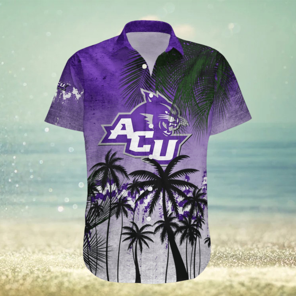Abilene Christian Wildcats Hawaii Shirt Coconut Tree Tropical Grunge – NCAA Abilene Christian Wildcats Hawaii Shirt Coconut Tree Tropical Grunge – NCAA