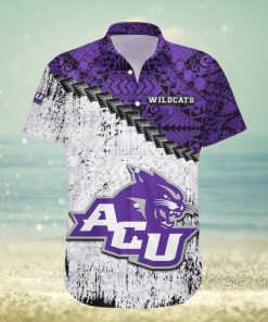 Abilene Christian Wildcats Hawaii Shirt Grunge Polynesian Tattoo – NCAA