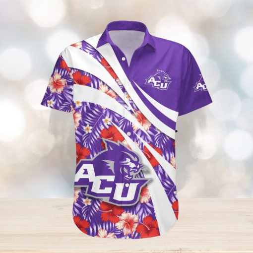 Abilene Christian Wildcats Hawaii Shirt Hibiscus Sport Style – NCAA