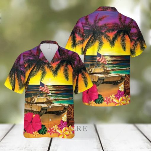 Abrams Battle Tank Hawaiian Shirt