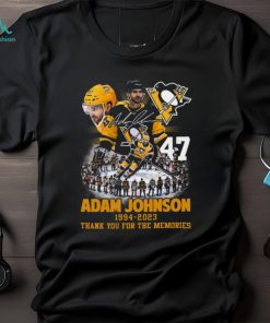 Adam Johnson 1994 – 2023 Pittsburgh Penguins Thank You For The Memories T Shirt