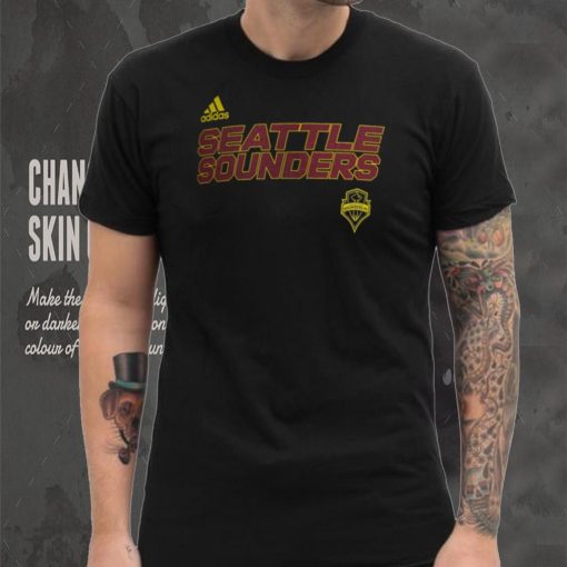 Adidas Seattle Sounders 2023 Creator Black T Shirt