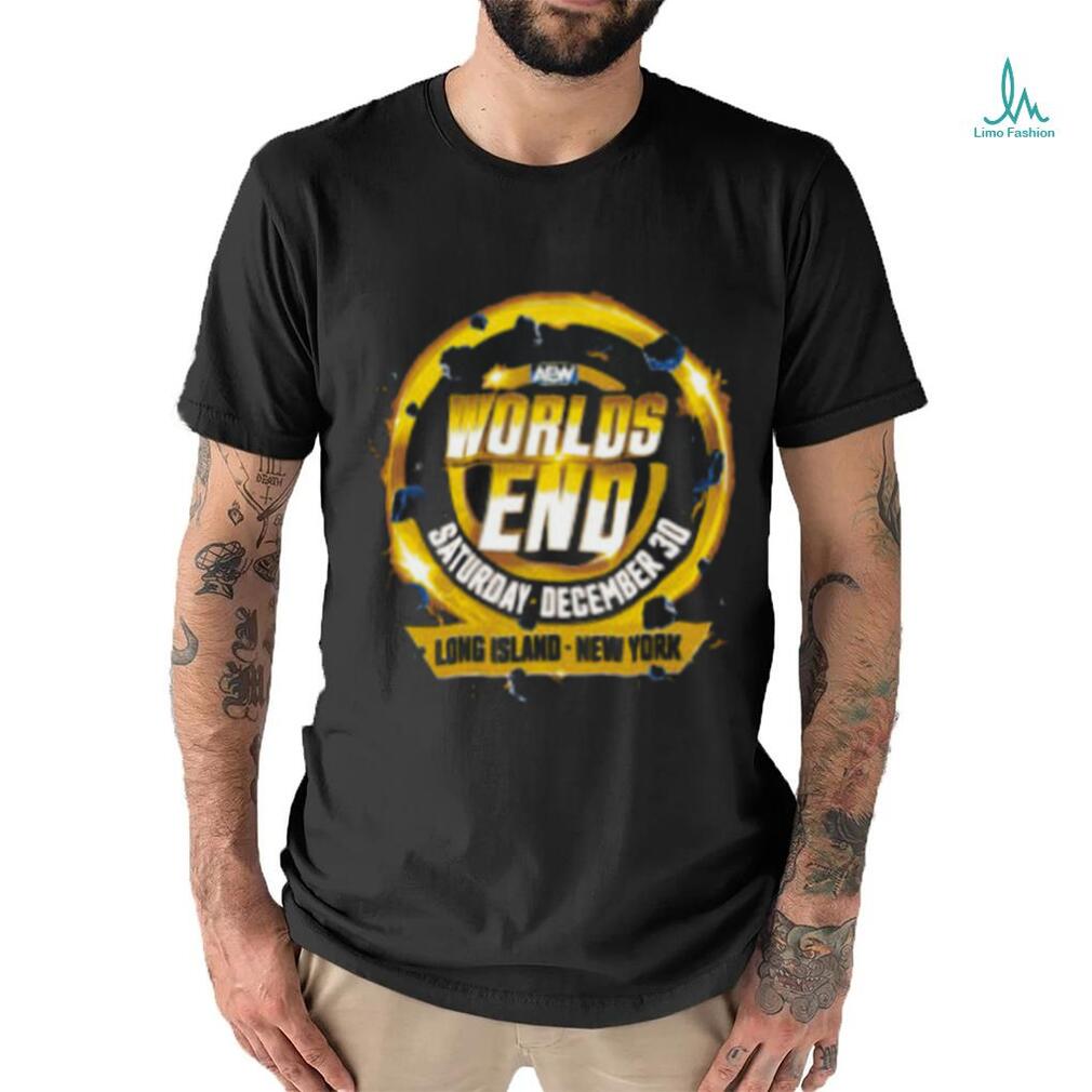 Aew Worlds End 2023 Event Shirt Aew Worlds End 2023 Event Shirt