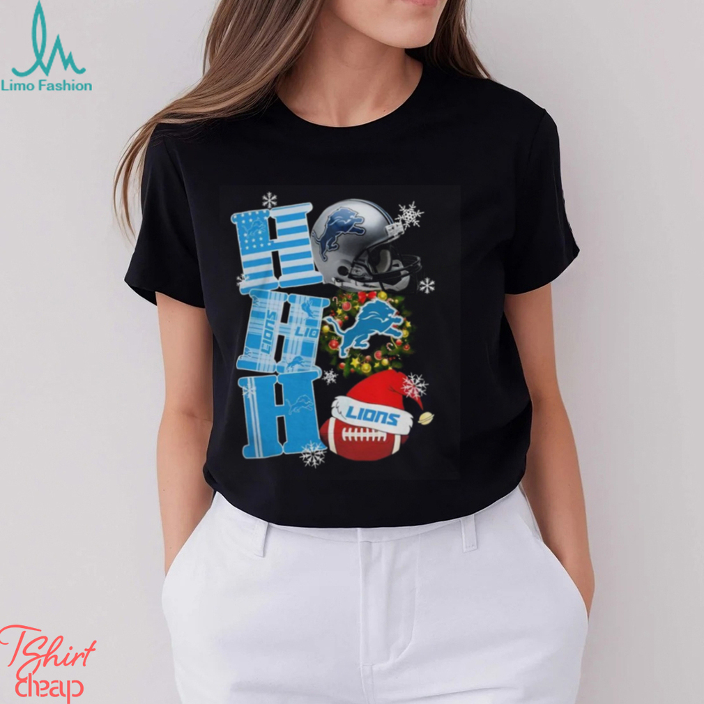 Ahoged 2023 Detroit Lions NFL HO HO HO Christmas Shirt Hoodie Ahoged 2023 Detroit Lions NFL HO HO HO Christmas Shirt Hoodie