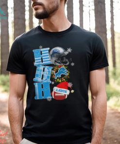 Ahoged 2023 Detroit Lions NFL HO HO HO Christmas Shirt Hoodie
