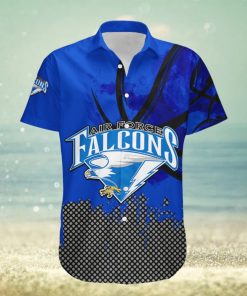 Air Force Falcons Hawaii Shirt Basketball Net Grunge Pattern – NCAA