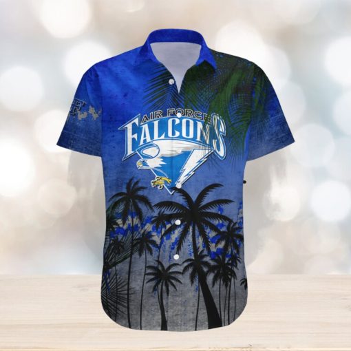 Air Force Falcons Hawaii Shirt Coconut Tree Tropical Grunge – NCAA