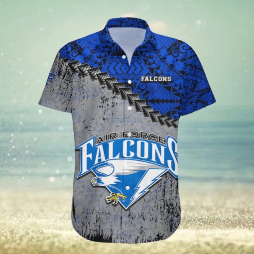 Air Force Falcons Hawaii Shirt Grunge Polynesian Tattoo – NCAA