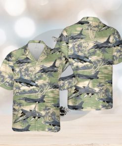 Air Force General Dynamics Fighting Falcon Hawaiian Shirt