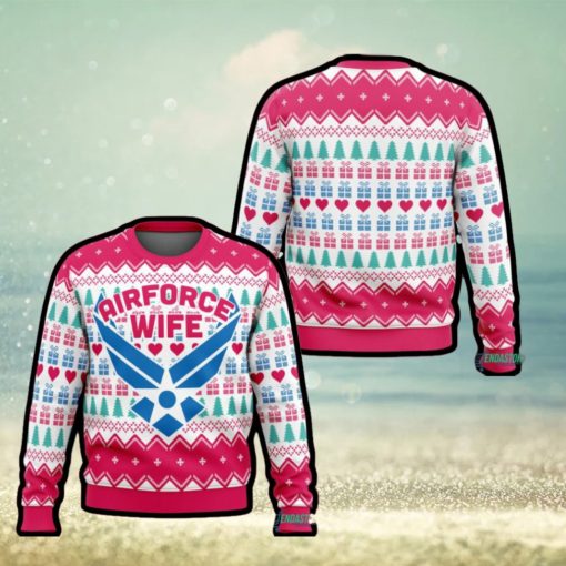 Air Force Wife Christmas Ugly Sweater