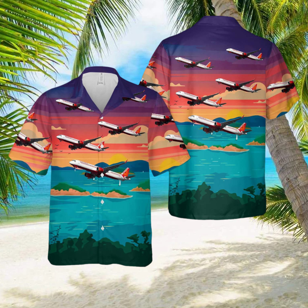 Air India Airbus A321 251NX Hawaiian Shirt Tropical Beach Air India Airbus A321 251NX Hawaiian Shirt Tropical Beach