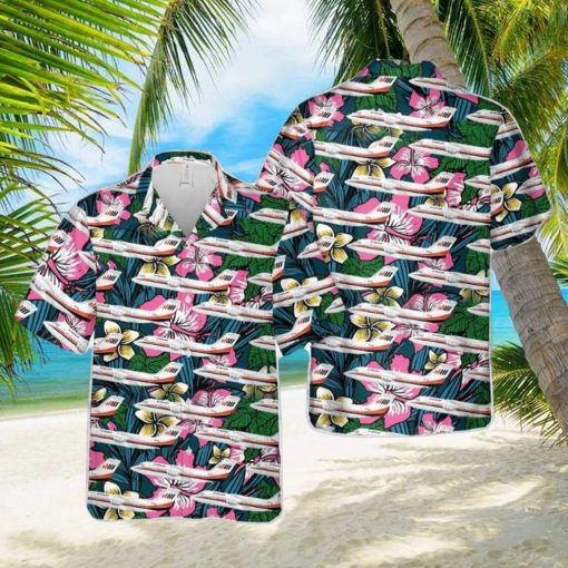 Air Wisconsin Bae 146 Hawaiian Shirt