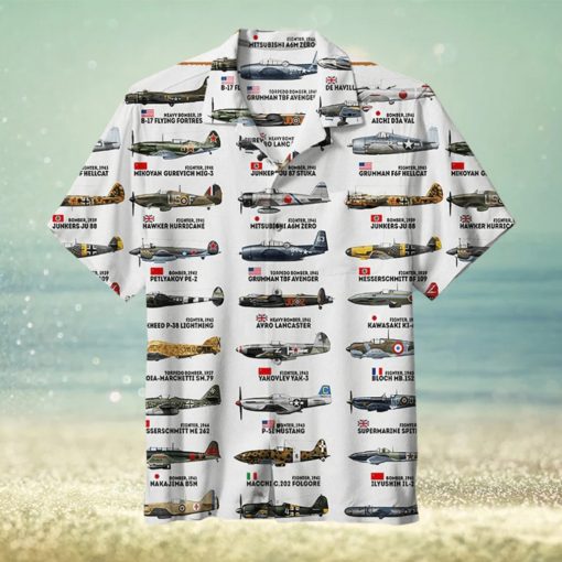 Aircraft Collection Unisex Hawaiian Shirt