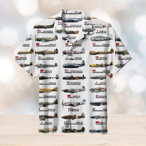 Aircraft Collection Unisex Hawaiian Shirt