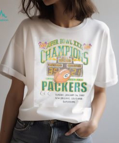 Aj Dillon T shirt Super Bowl Xxxi Champions Green Bay Packers