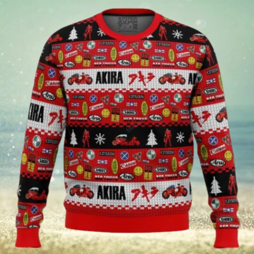 Akira bike decals Christmas sweater