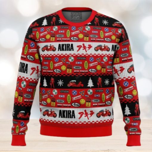 Akira bike decals Christmas sweater