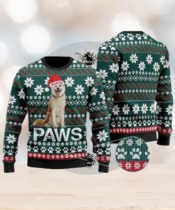 Akita Santa Printed Christmas Ugly Sweater