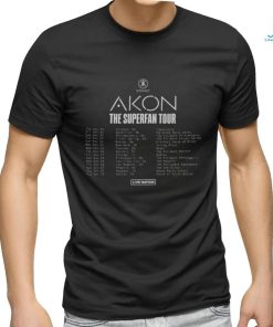 Akon The Superfan Tour 2023 Shirts