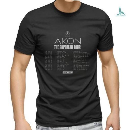Akon The Superfan Tour 2023 Shirts