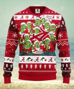 Alabama Crimson Tide 12 Grinch Xmas Day Christmas Ugly Sweater