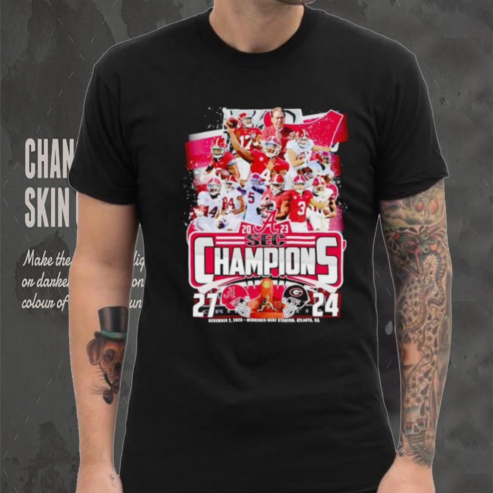 Alabama Crimson Tide 2023 SEC Champions 27 24 shirt Alabama Crimson Tide 2023 SEC Champions 27 24 shirt