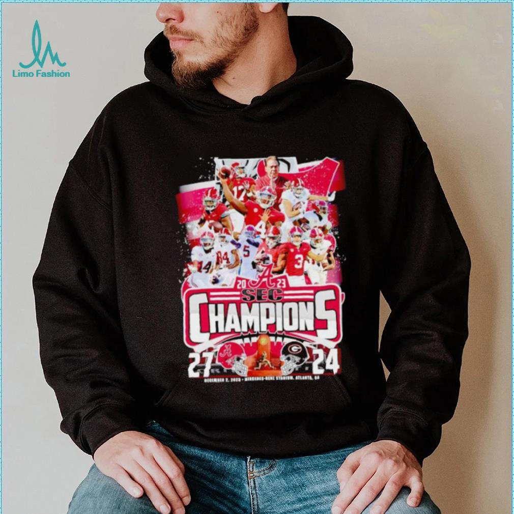 Alabama Crimson Tide 2023 SEC Champions 27 24 shirt Alabama Crimson Tide 2023 SEC Champions 27 24 shirt