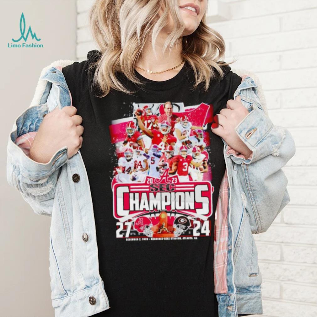 Alabama Crimson Tide 2023 SEC Champions 27 24 shirt Alabama Crimson Tide 2023 SEC Champions 27 24 shirt